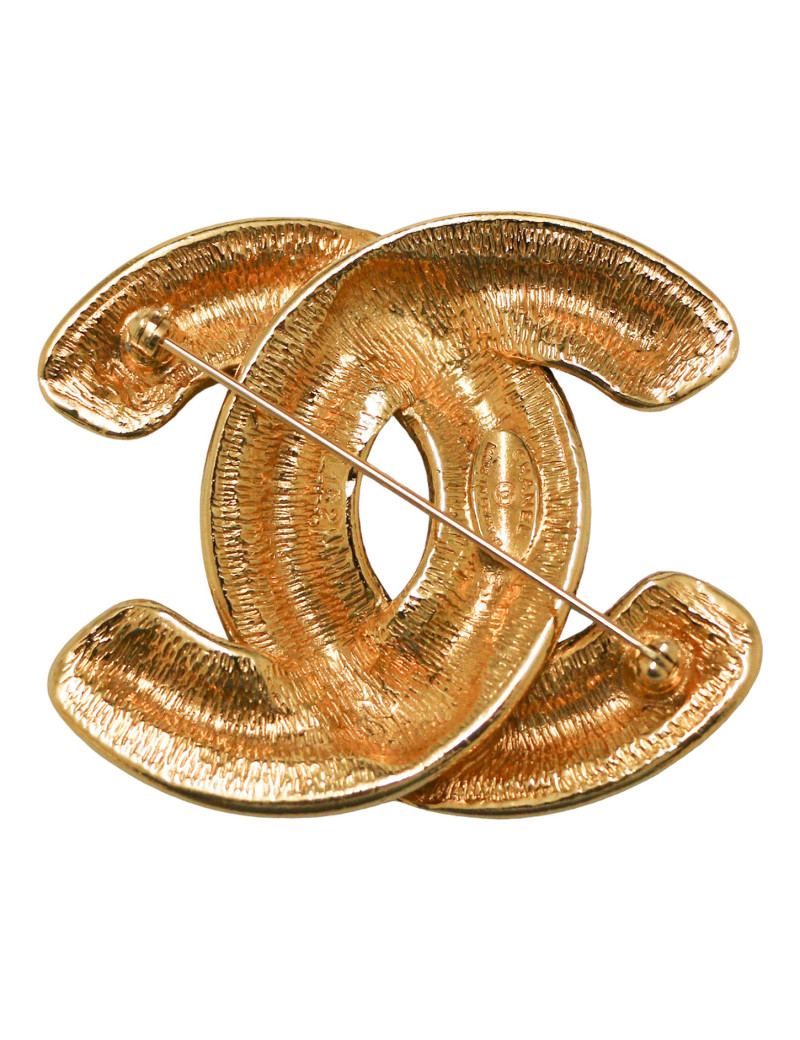 Broche vintage CHANEL CC
