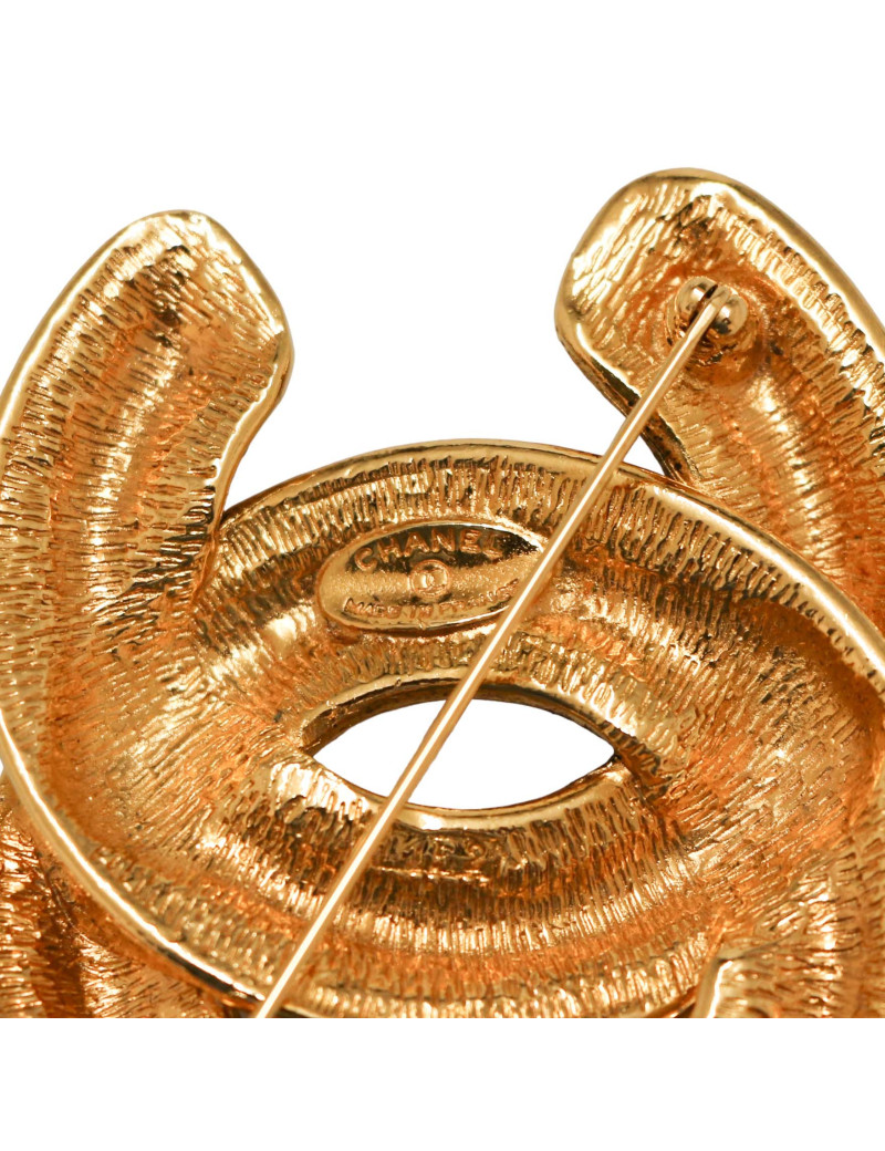 Broche vintage CHANEL CC
