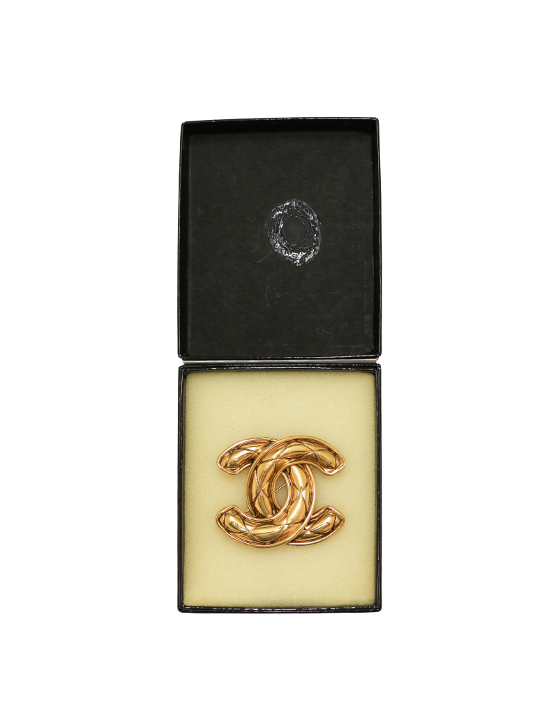 Broche vintage CHANEL CC