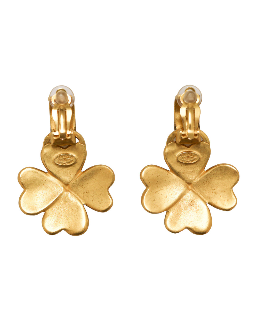 Clips vintage trefle CHANEL