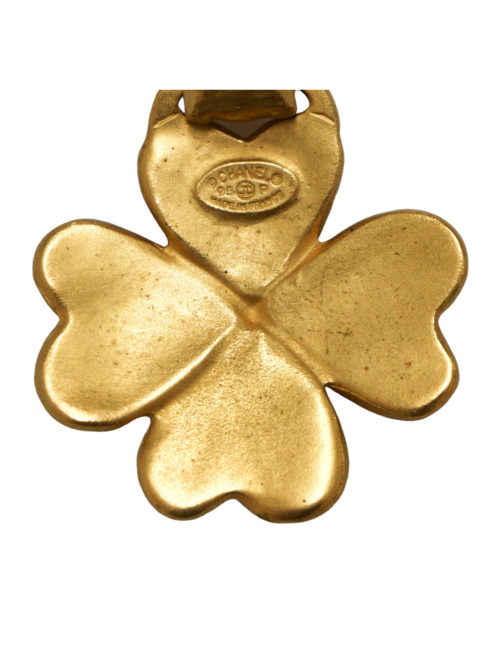 Clips vintage trefle CHANEL