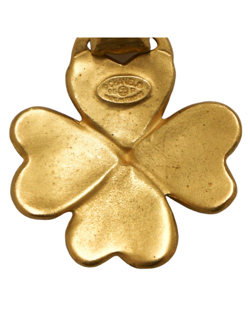 Clips vintage trefle CHANEL