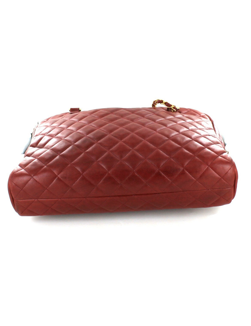 Sac Caméra CHANEL Vintage rouge GM