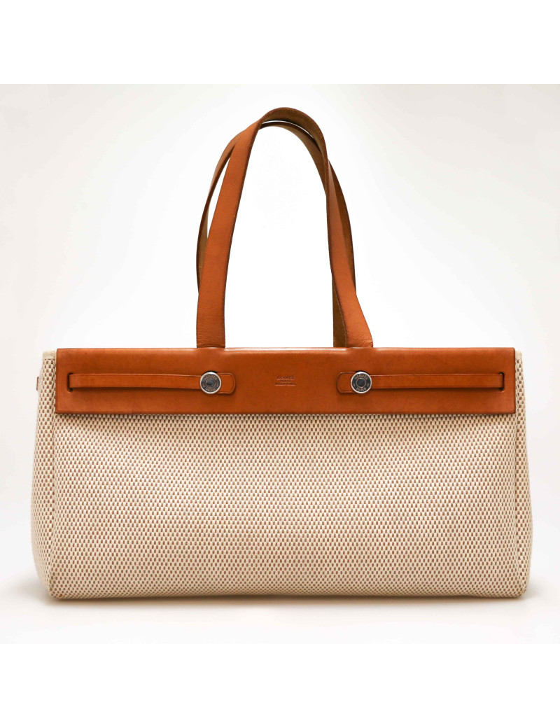 Herbag HERMES toile et cuir