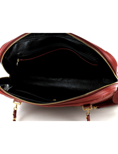 Sac Caméra CHANEL Vintage rouge GM