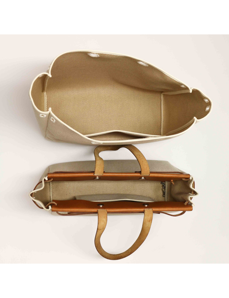 Herbag HERMES toile et cuir