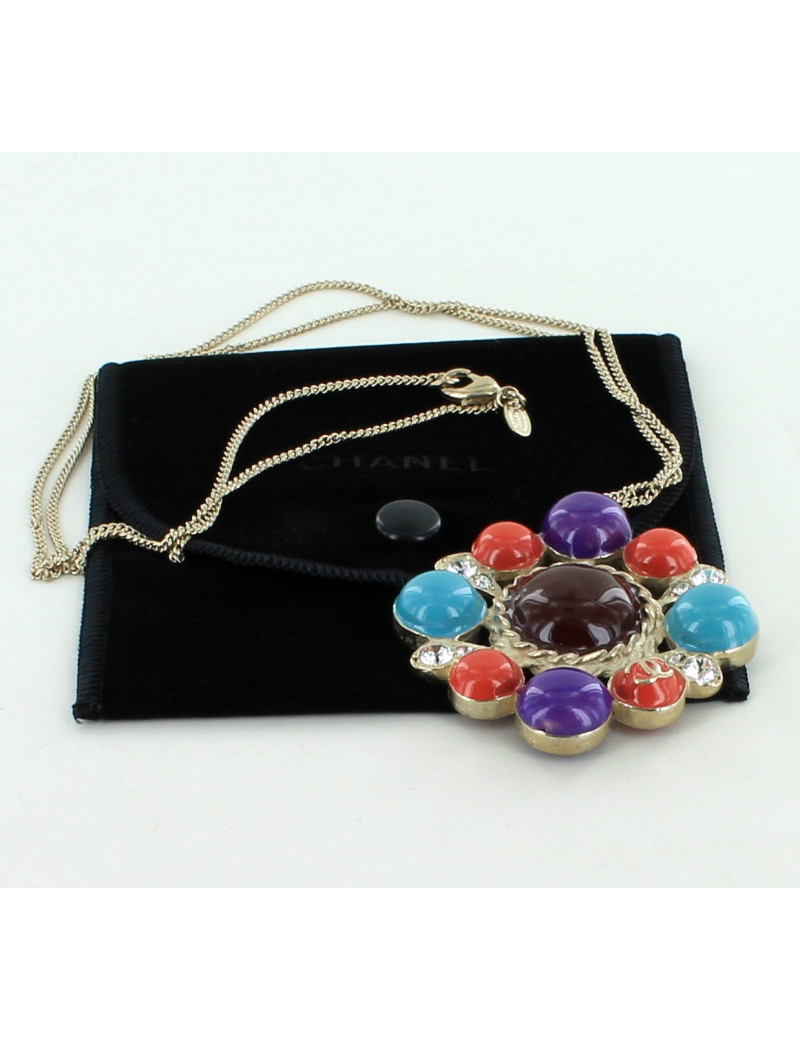 collier CHANEL multicolore