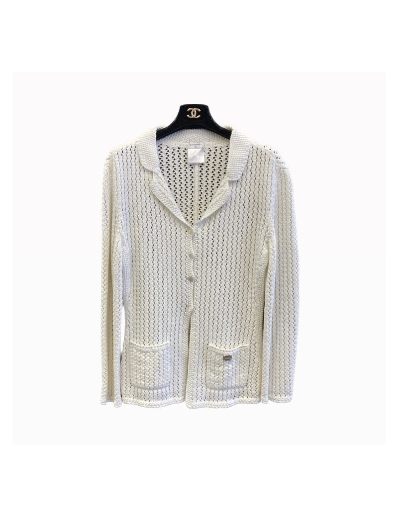 Cardigan CHANEL blanc