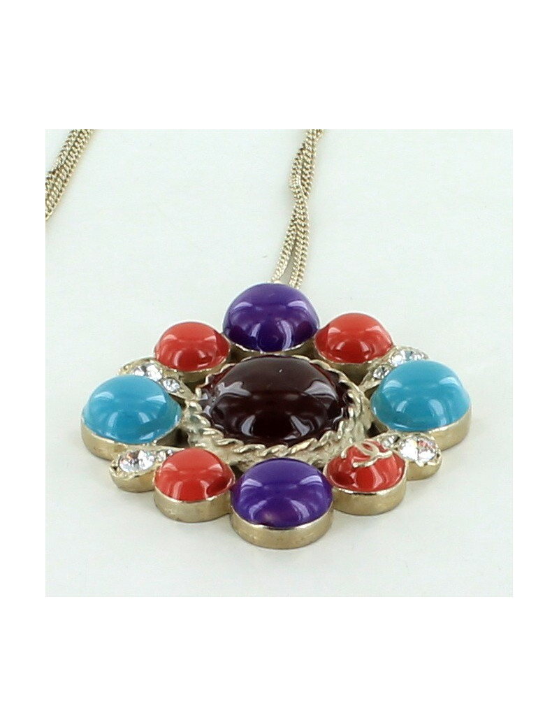collier CHANEL multicolore