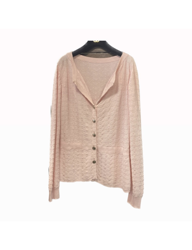 Gilet T 48 CHANEL rose
