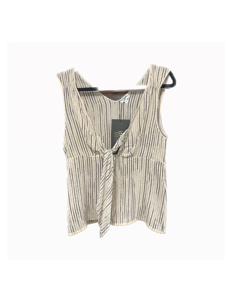 Haut rayé CHANEL T42