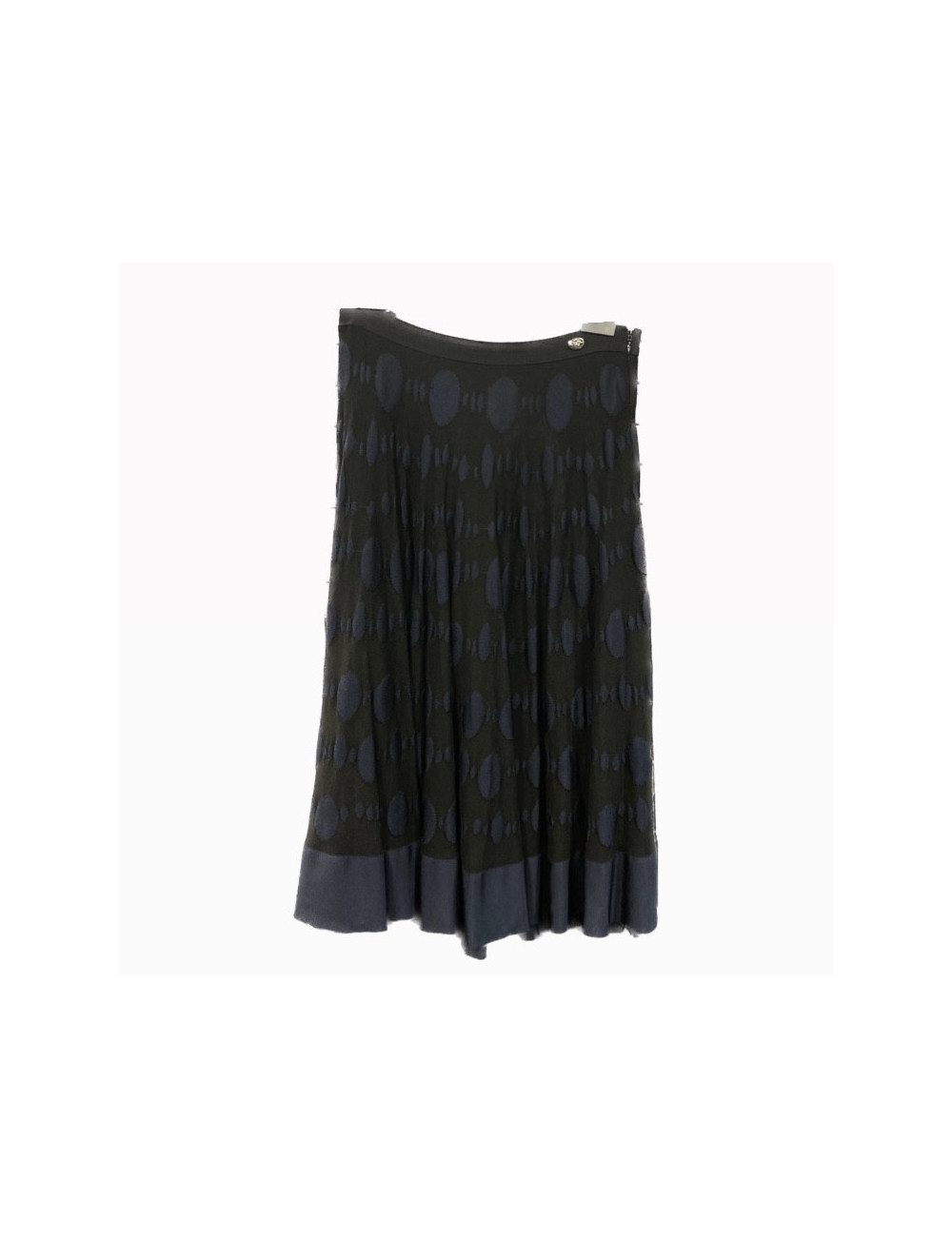 Jupe T38 CHANEL noir bleu