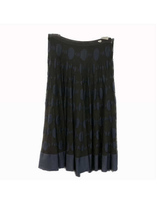 Jupe T38 CHANEL noir bleu