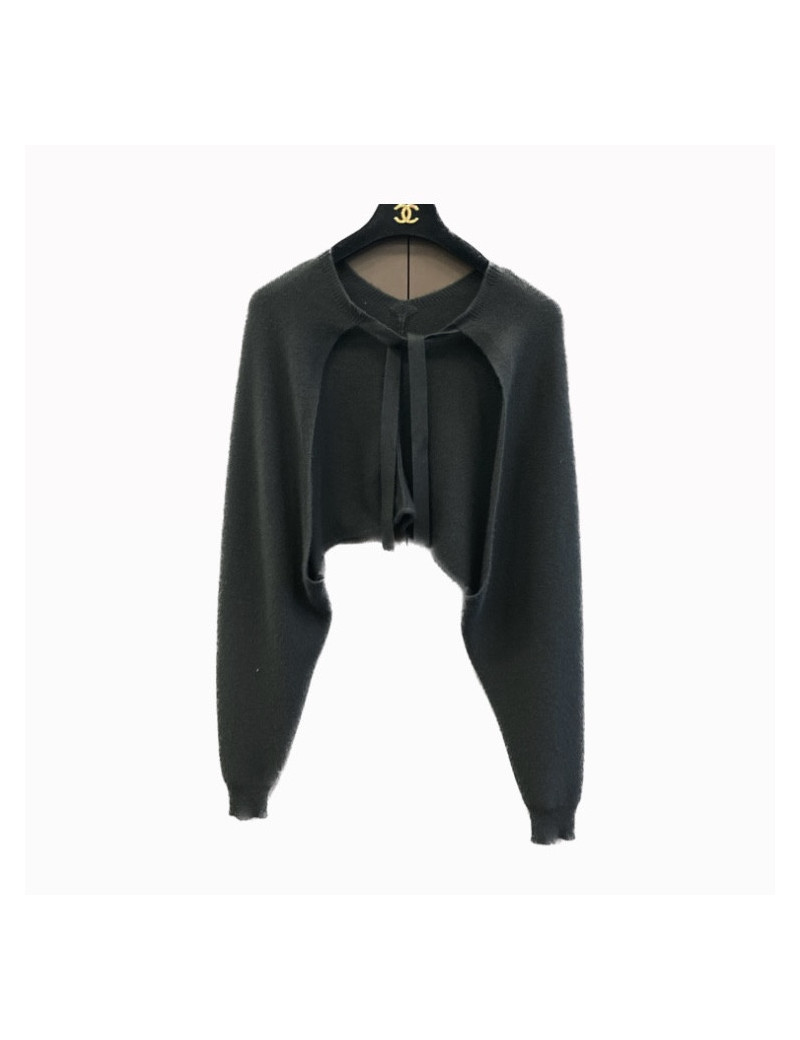 Cache-coeur CHANEL cachemire noir 