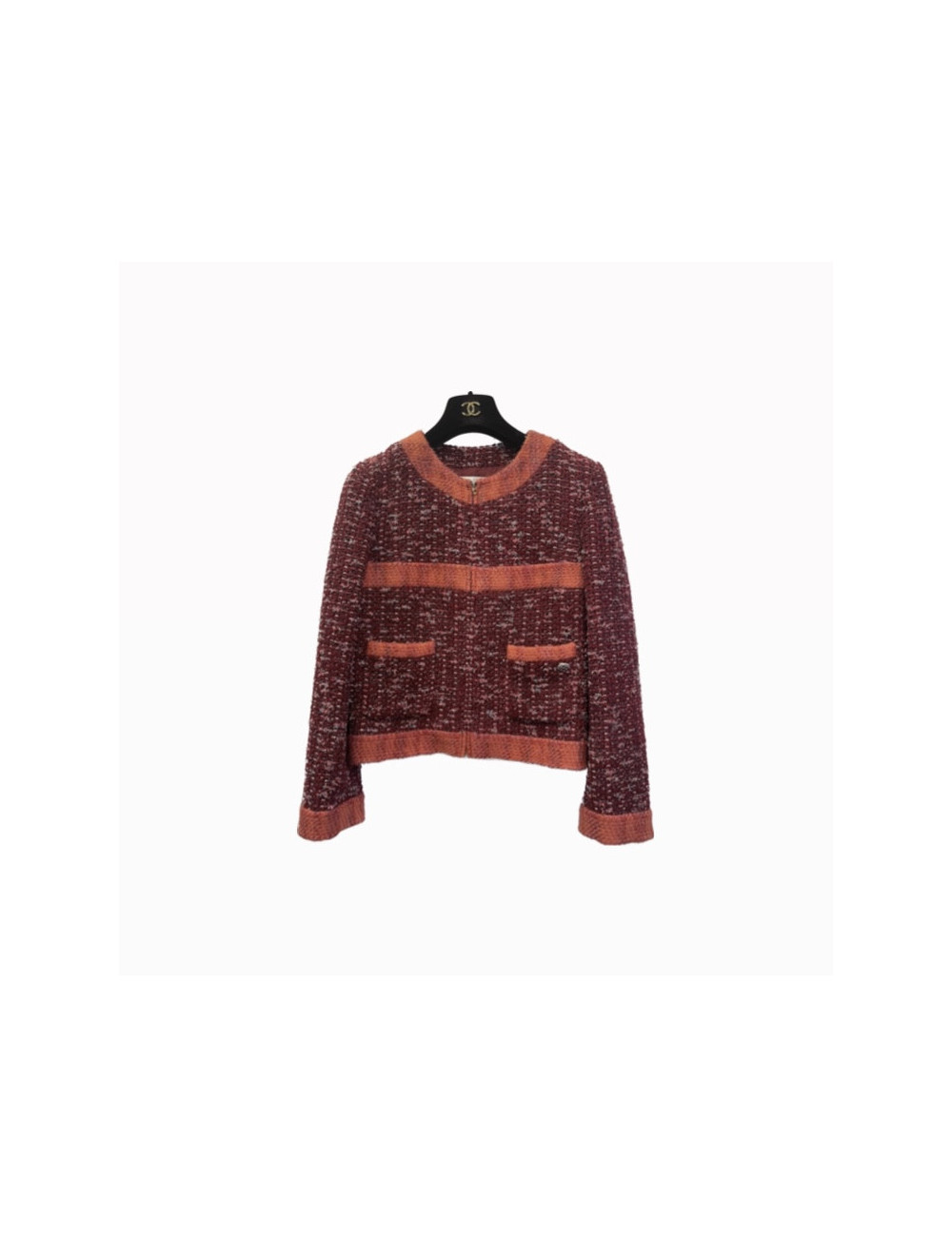 Veste CHANEL T 38 tweed 