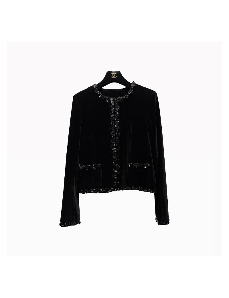 Veste T 40 CHANEL iDENTIFICATION toile beige