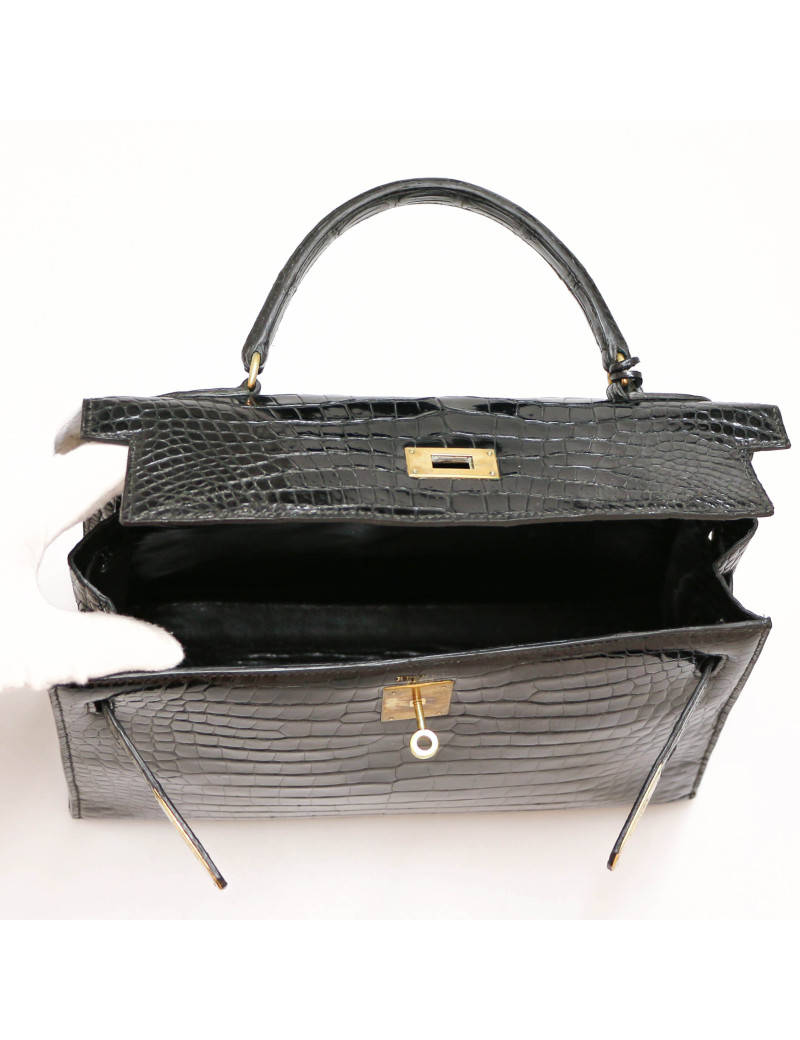 Kelly sellier 32 Hermes porosus  : occasion certifiée authentique