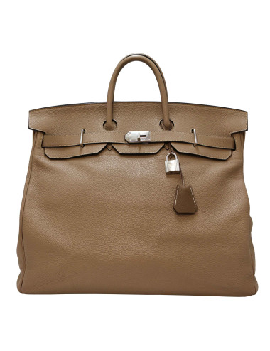 HAC HERMES Haut à courroies 50 gris tourterelle