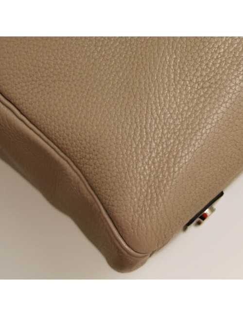 HAC HERMES Haut à courroies 50 gris tourterelle