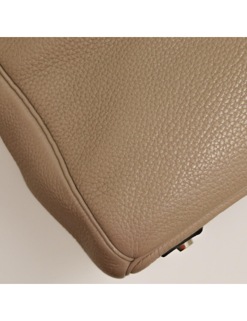 HAC HERMES Haut à courroies 50 gris tourterelle