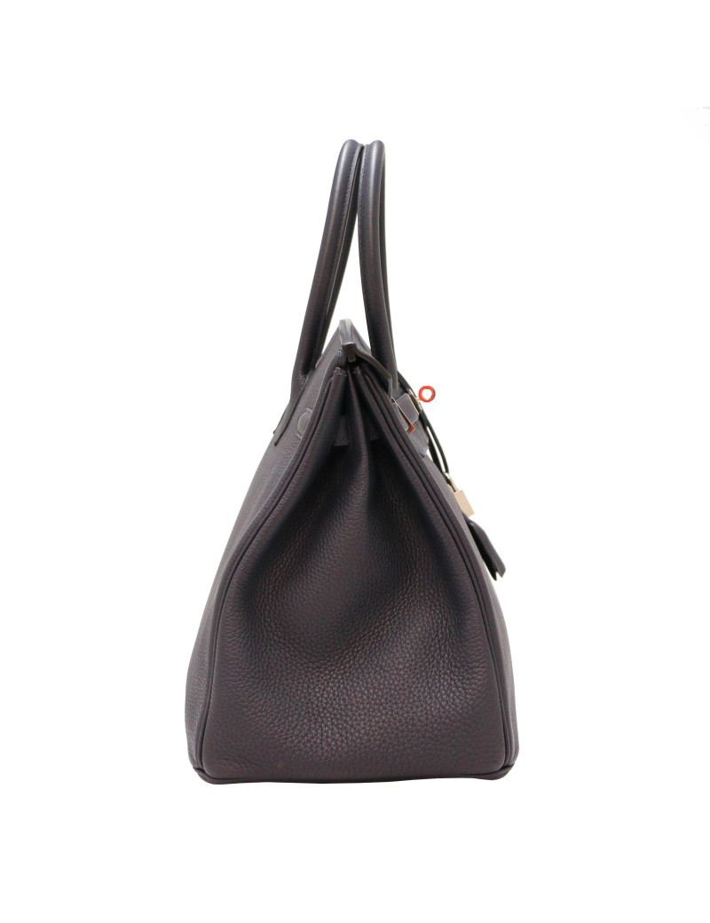 Birkin 35 HERMES togo bleu nuit