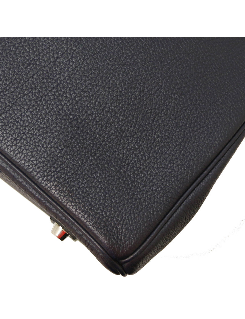 Birkin 35 HERMES togo bleu nuit