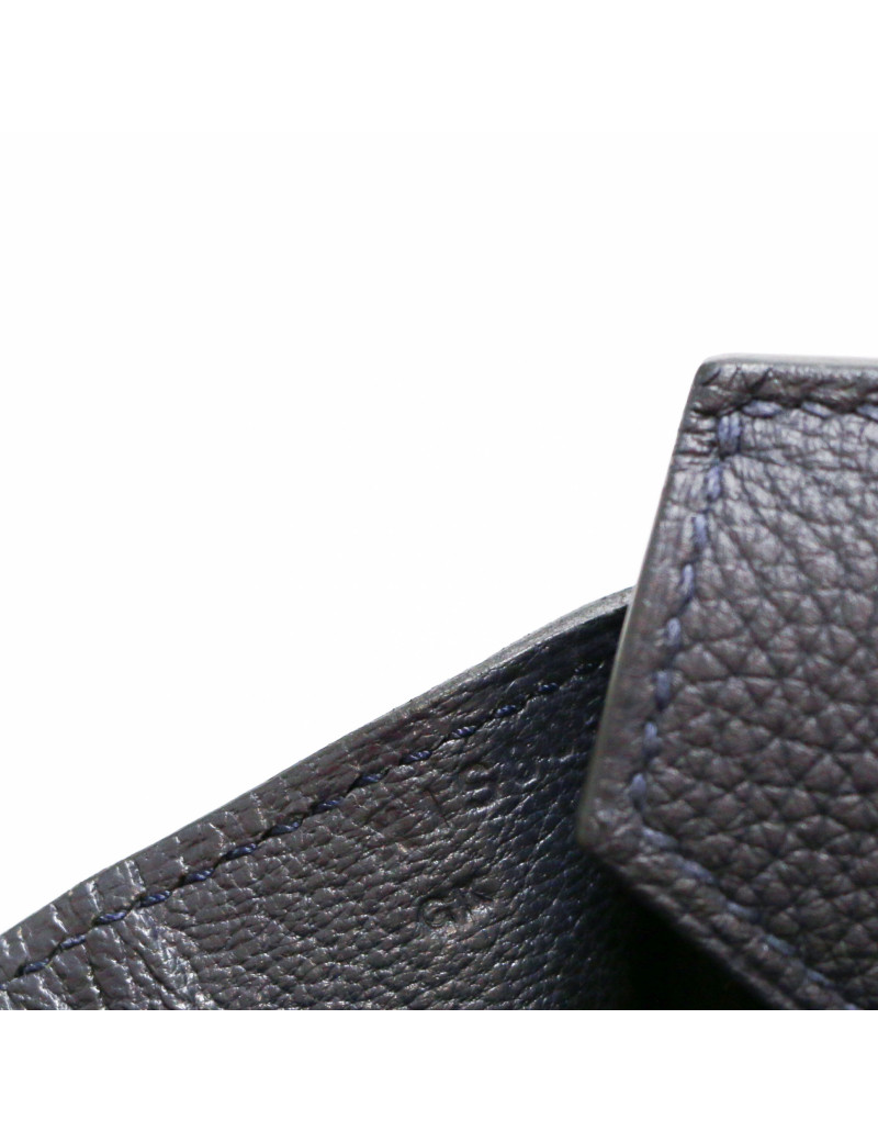 Birkin 35 HERMES togo bleu nuit