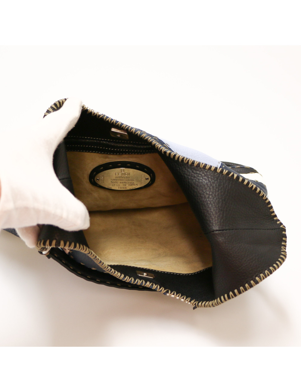 Sac FENDI cuir grainé