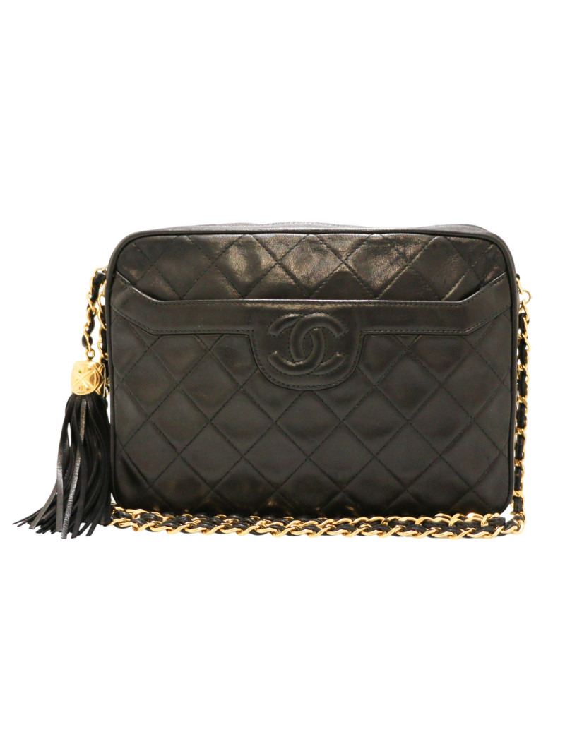 Sac Camera vintage CHANEL noir