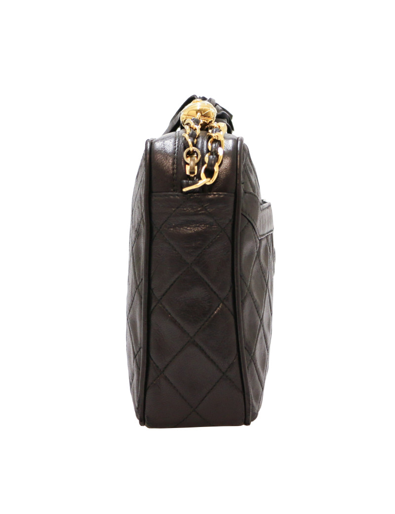 Sac Camera vintage CHANEL noir