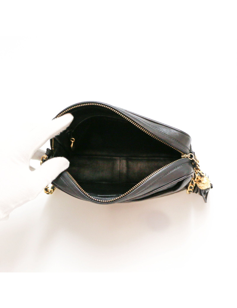 Sac Camera vintage CHANEL noir
