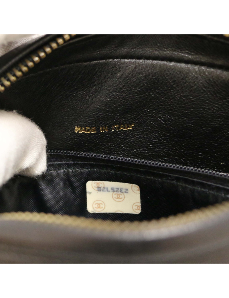 Sac Camera vintage CHANEL noir