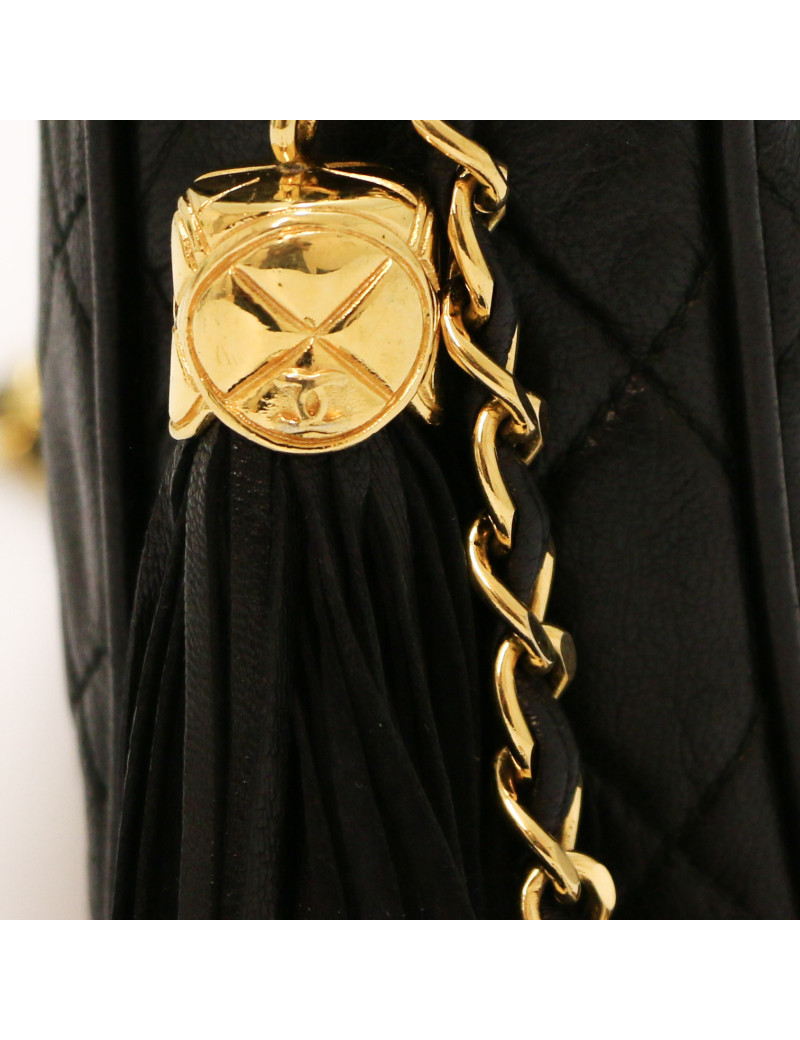Sac Camera vintage CHANEL noir