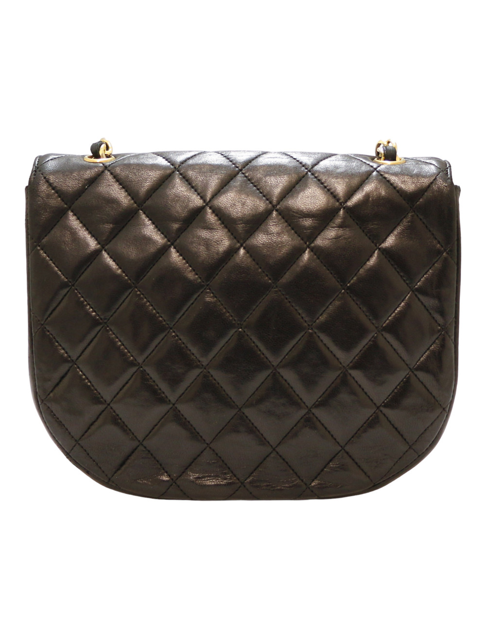 Sac vintage demi lundi gros CC CHANEL