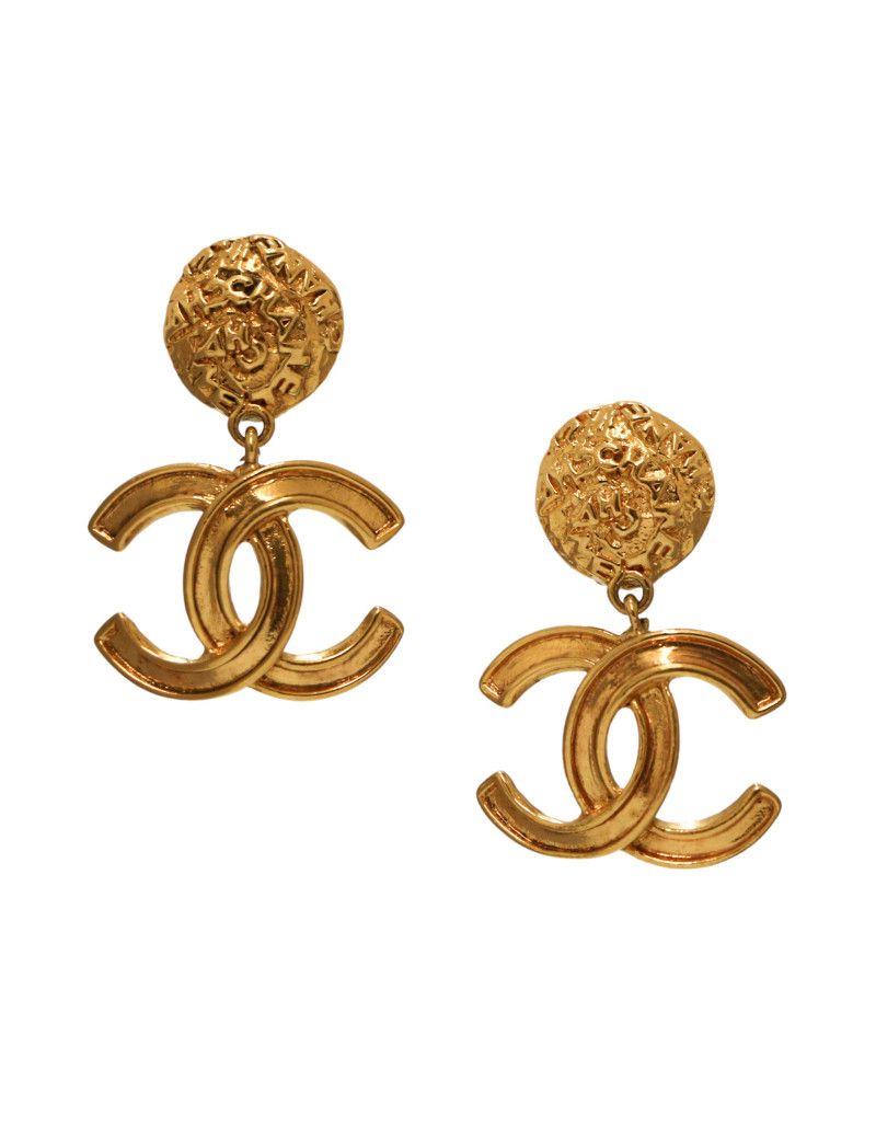 Clips CC CHANEL vintage pendants