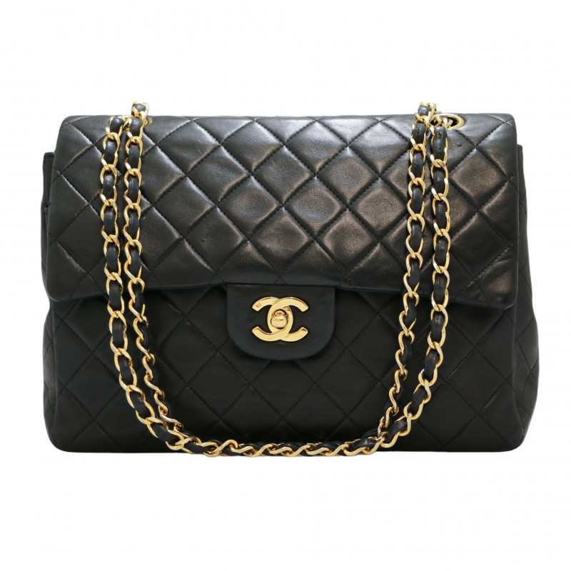 Sac vintage Chanel noir : occasion certifiée authentique
