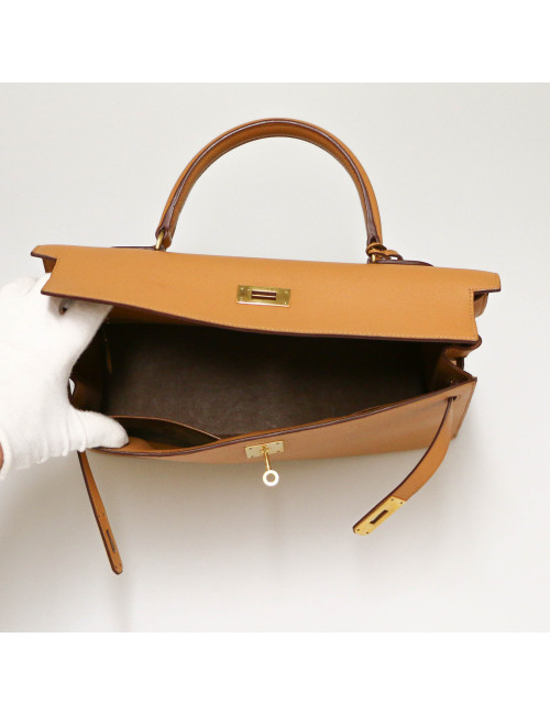 Kelly 35 HERMES gold Vintage