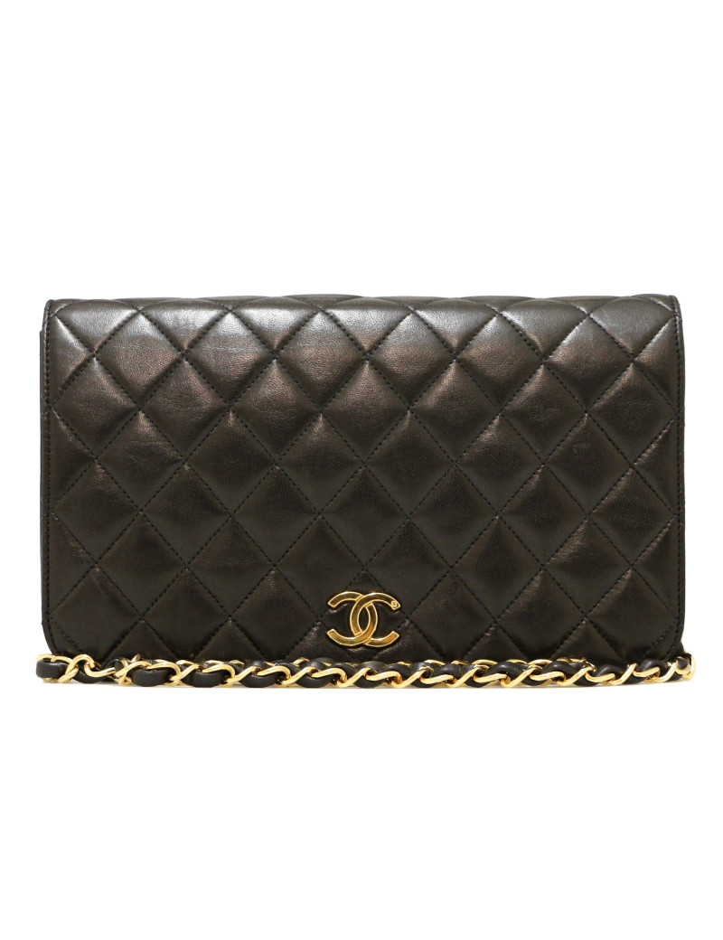 Sac enveloppe CHANEL noir