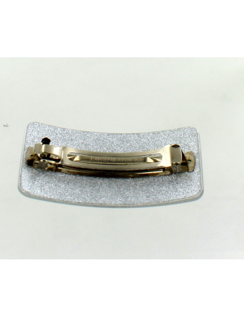 Barrette à cheveux CHANEL  feuille d'argent