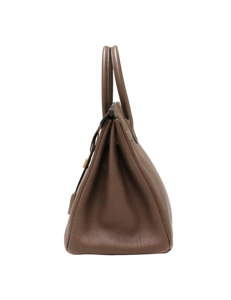 HERMES Birkin 35 cacao Togo calfskin leather