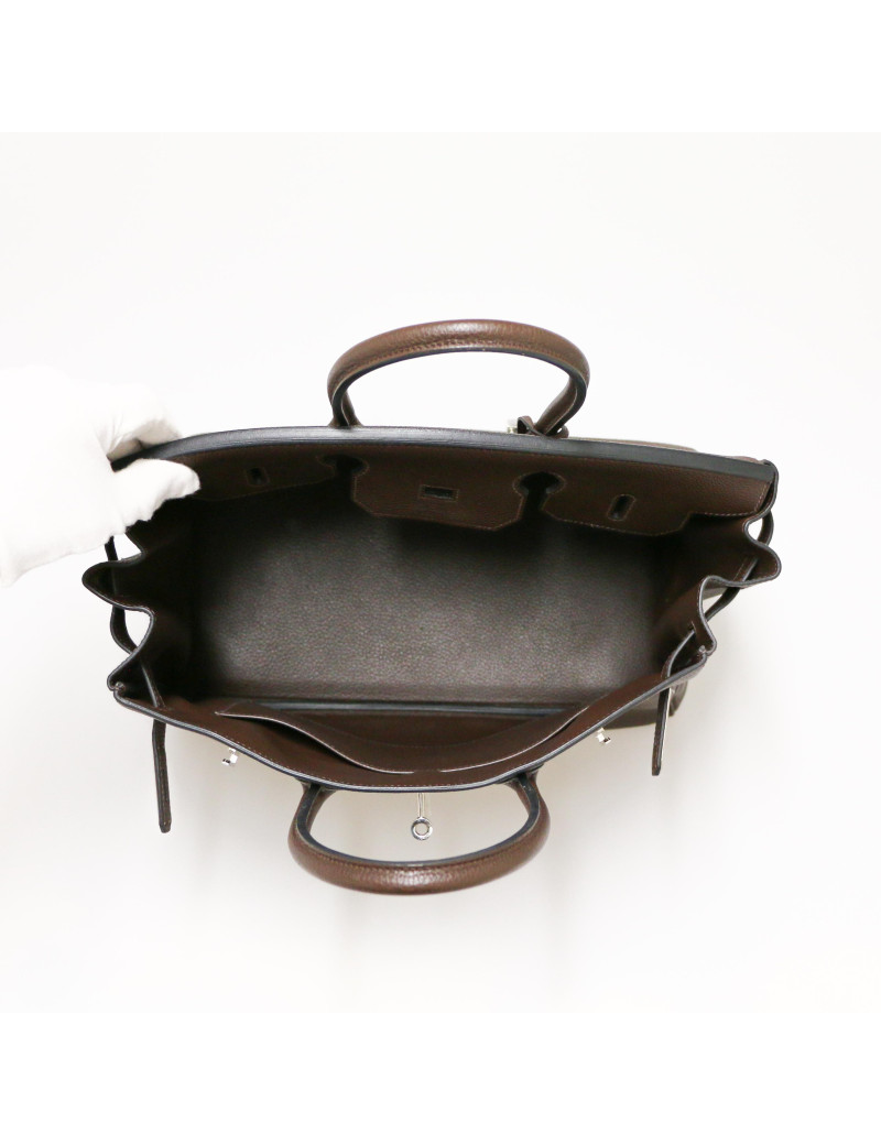 HERMES Birkin 35 cacao Togo calfskin leather