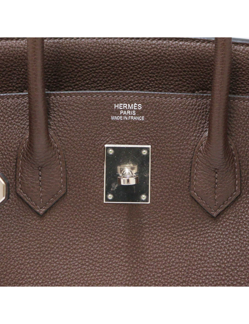 HERMES Birkin 35 cacao Togo calfskin leather