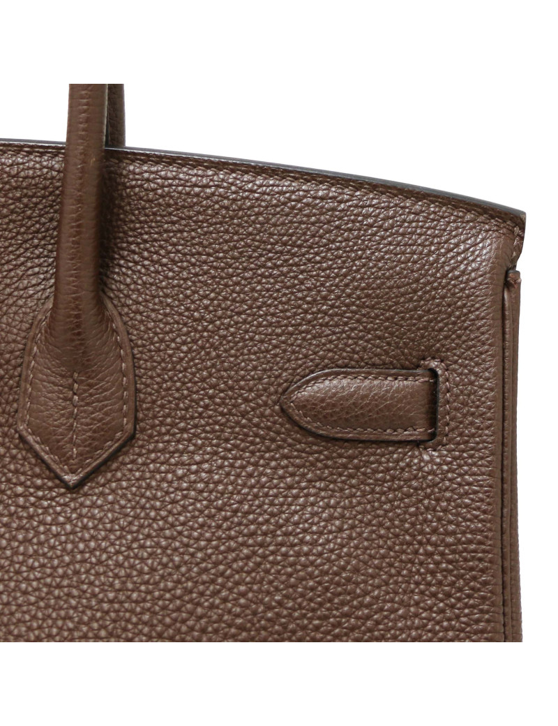 HERMES Birkin 35 cacao Togo calfskin leather