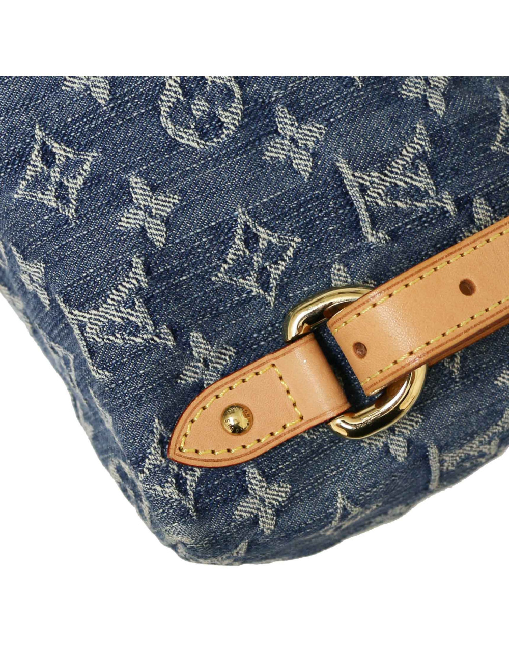 Sac à dos Montsouris LOUIS VUITTON denim bleu  PM