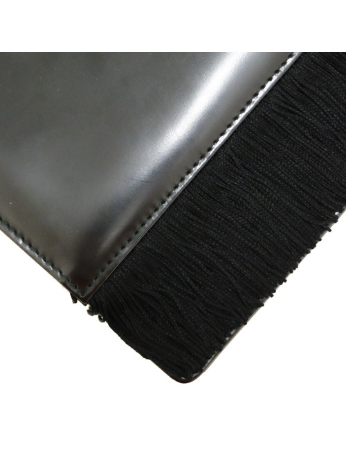 Sac pochette CHRISTIAN DIOR verni semi mat noir