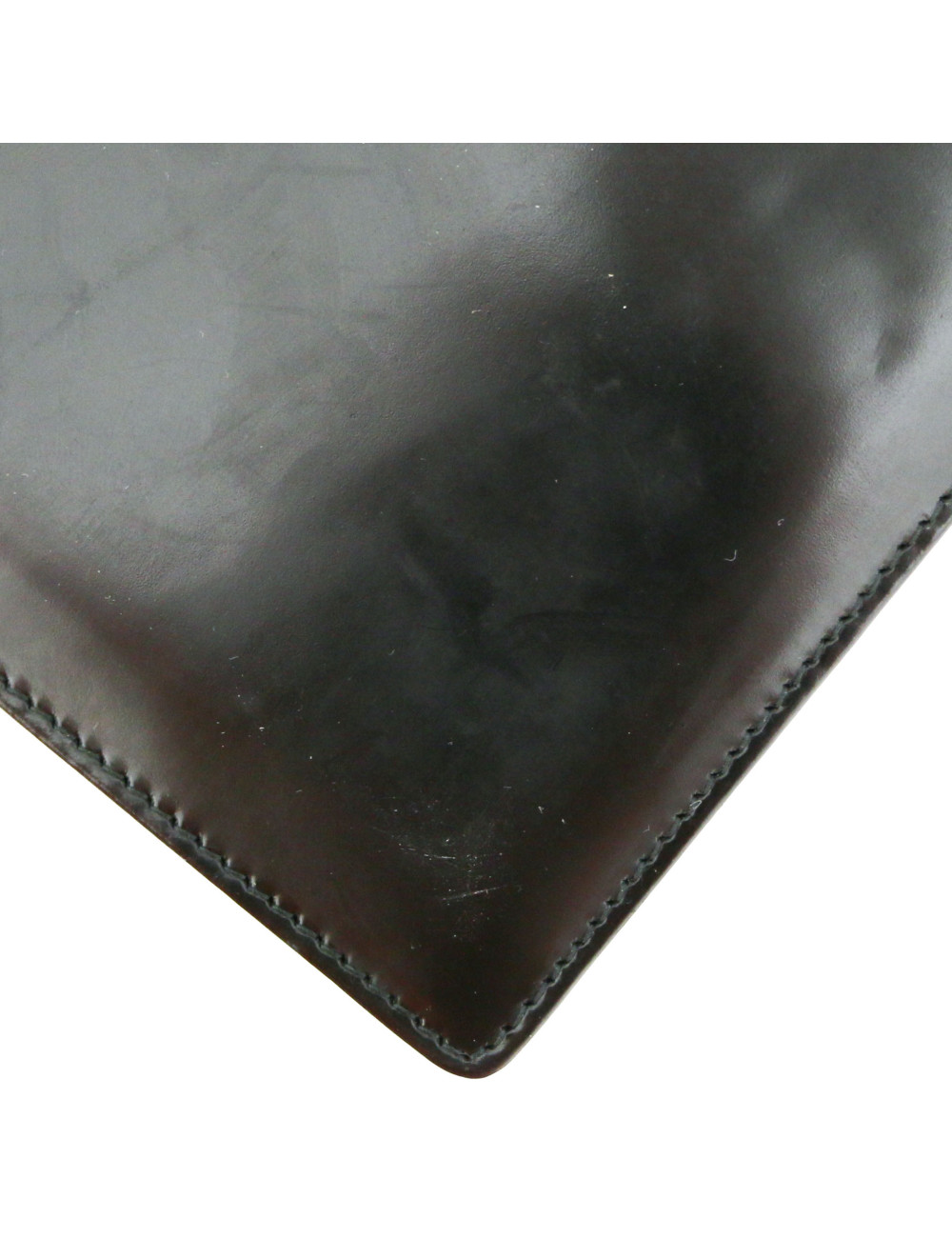 Sac pochette CHRISTIAN DIOR verni semi mat noir