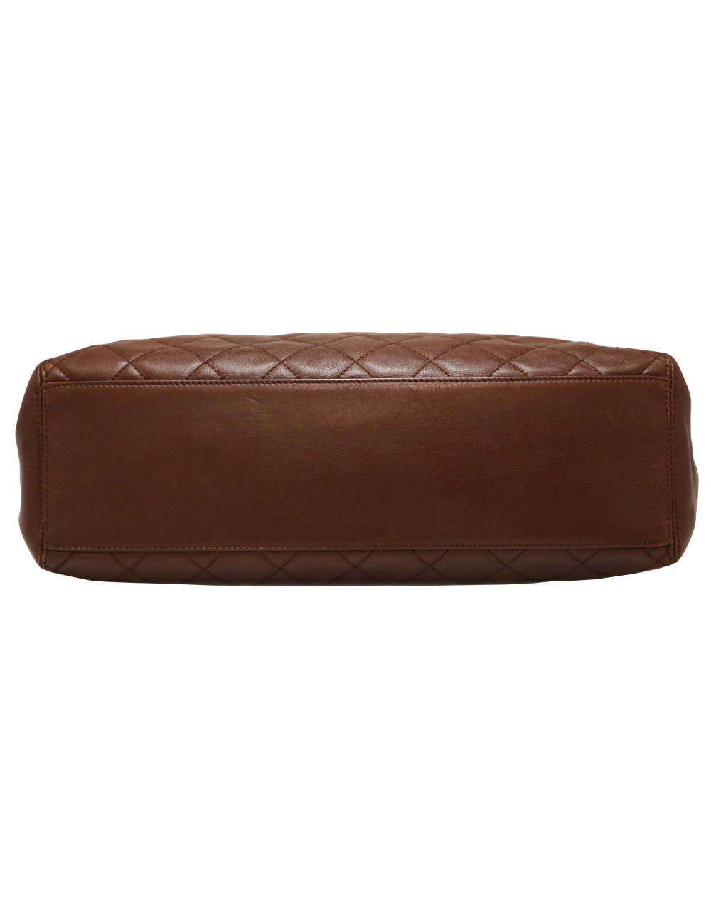 Cabas CHANEL cuir matelassé marron