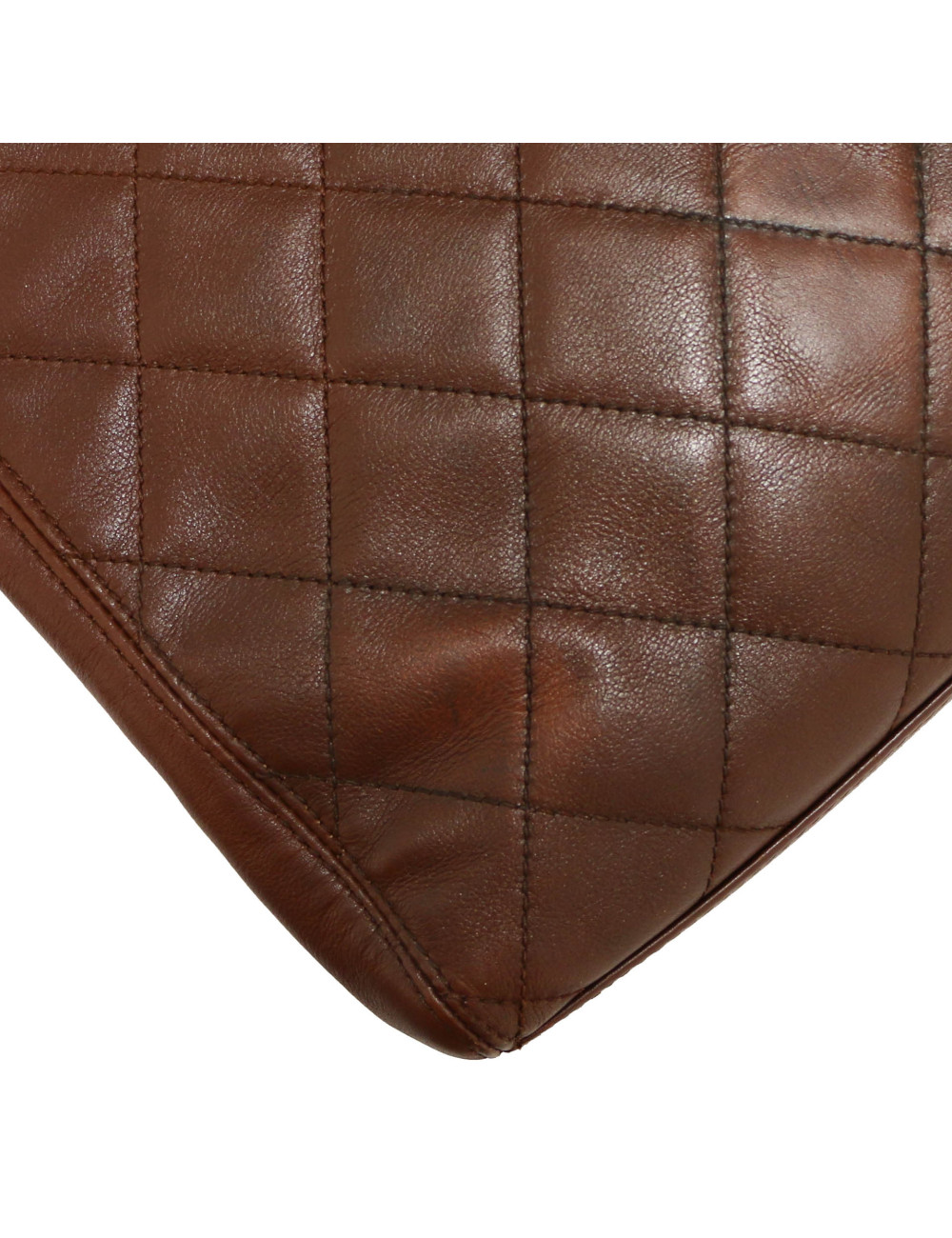 Cabas CHANEL cuir matelassé marron