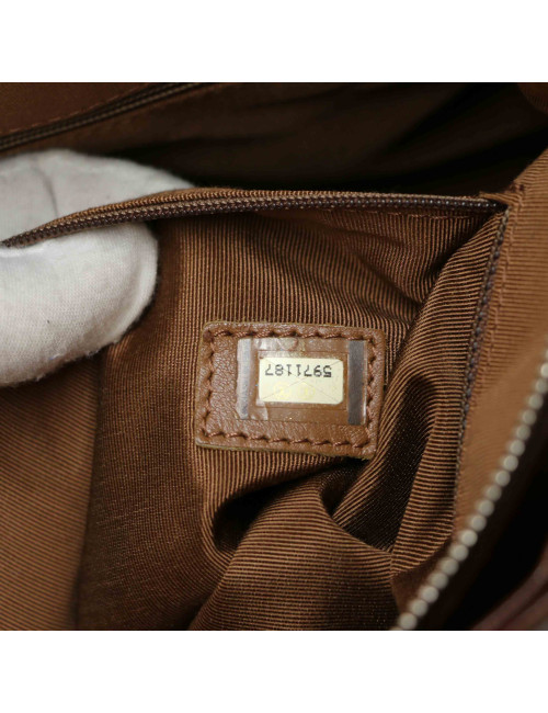 Cabas CHANEL cuir matelassé marron