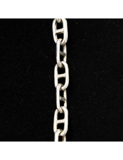Sautoir HERMES chaîne d'ancre argent 925